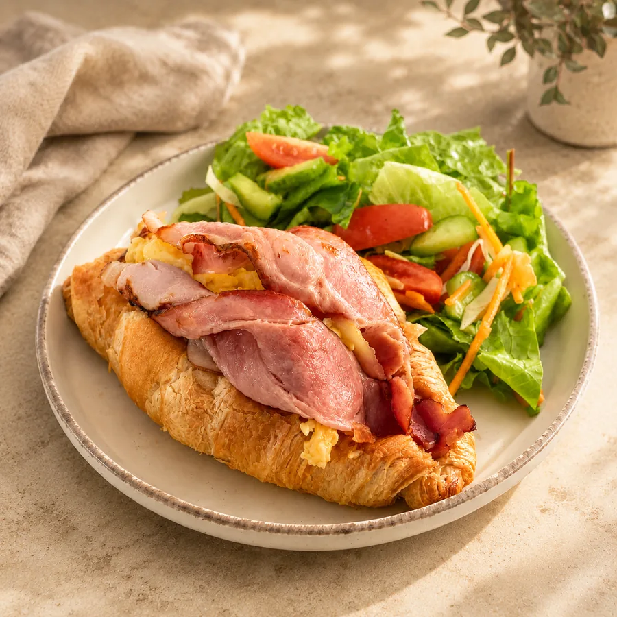 Croissant Breakfast Plate