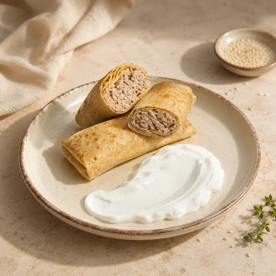 Pork Crepe
