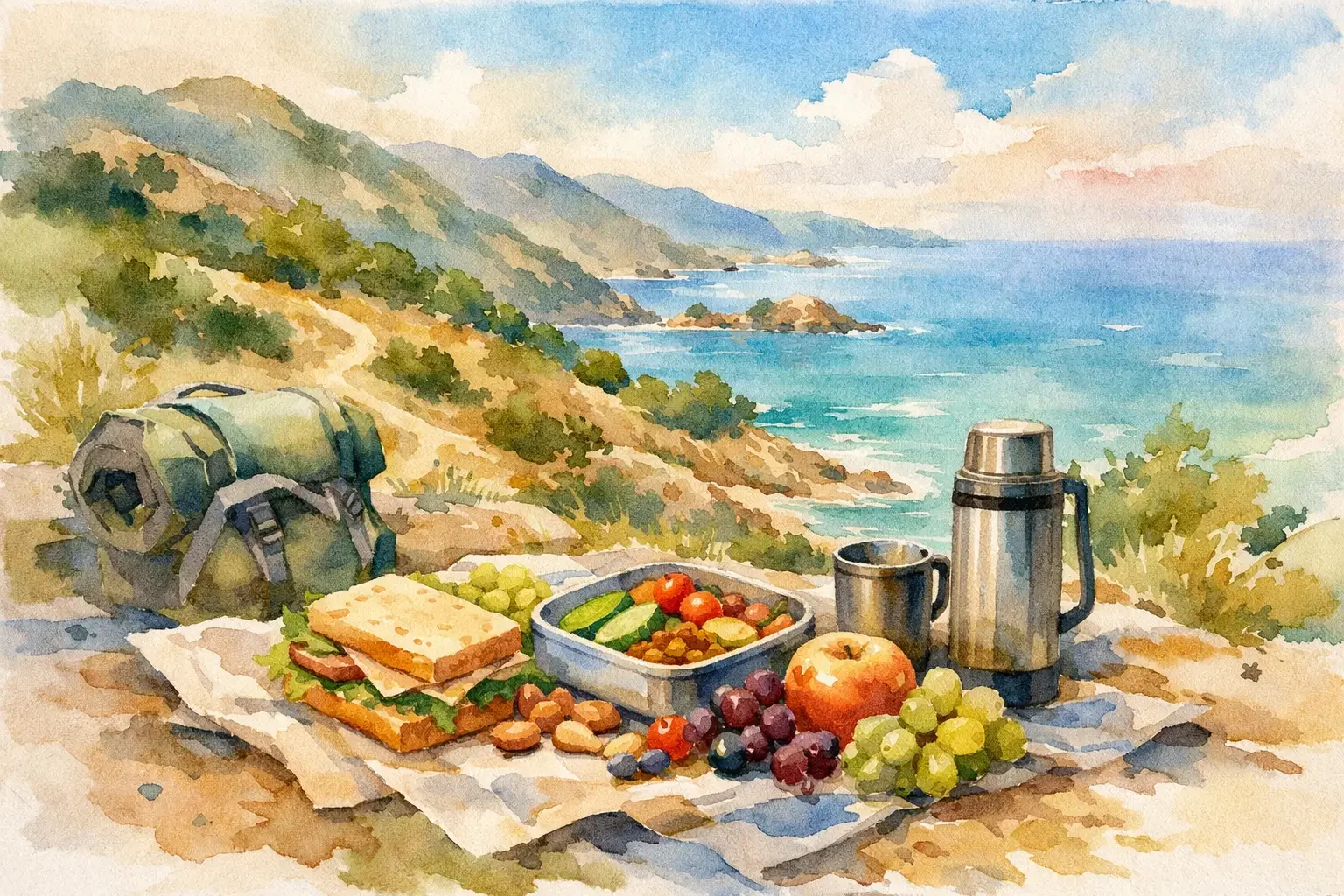Food for Akamas Hiking Trips That Travels Well